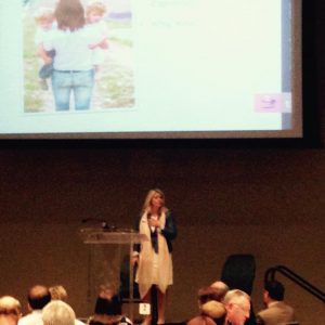 Brooke Jones speaking at Barnabas Dallas Event April 2015 @ Hope Center