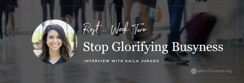stop glorifying busyness find rest