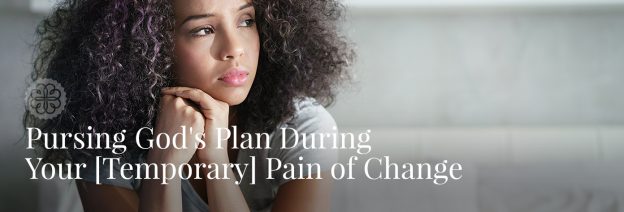 Pursing God's Plan During Your [Temporary] Pain of Change